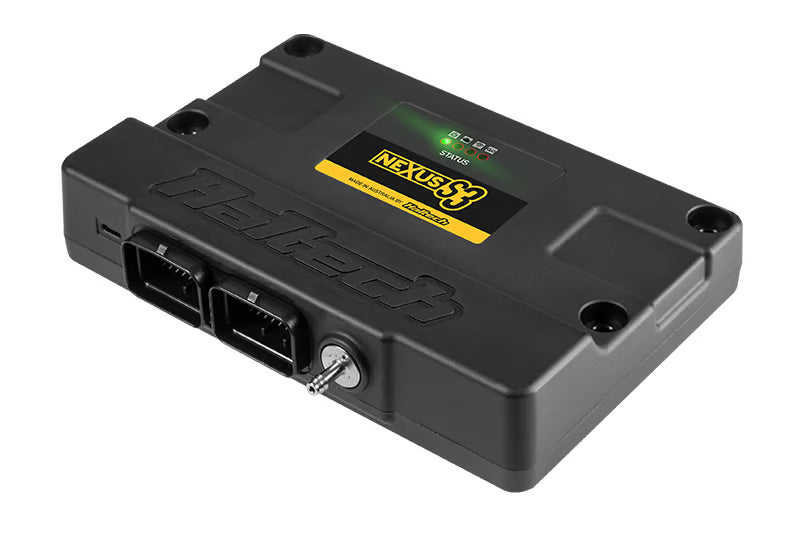 Haltech Nexus S3 plug and play adapter harness kit for Honda DC5, showing the wiring connectors and harness components.