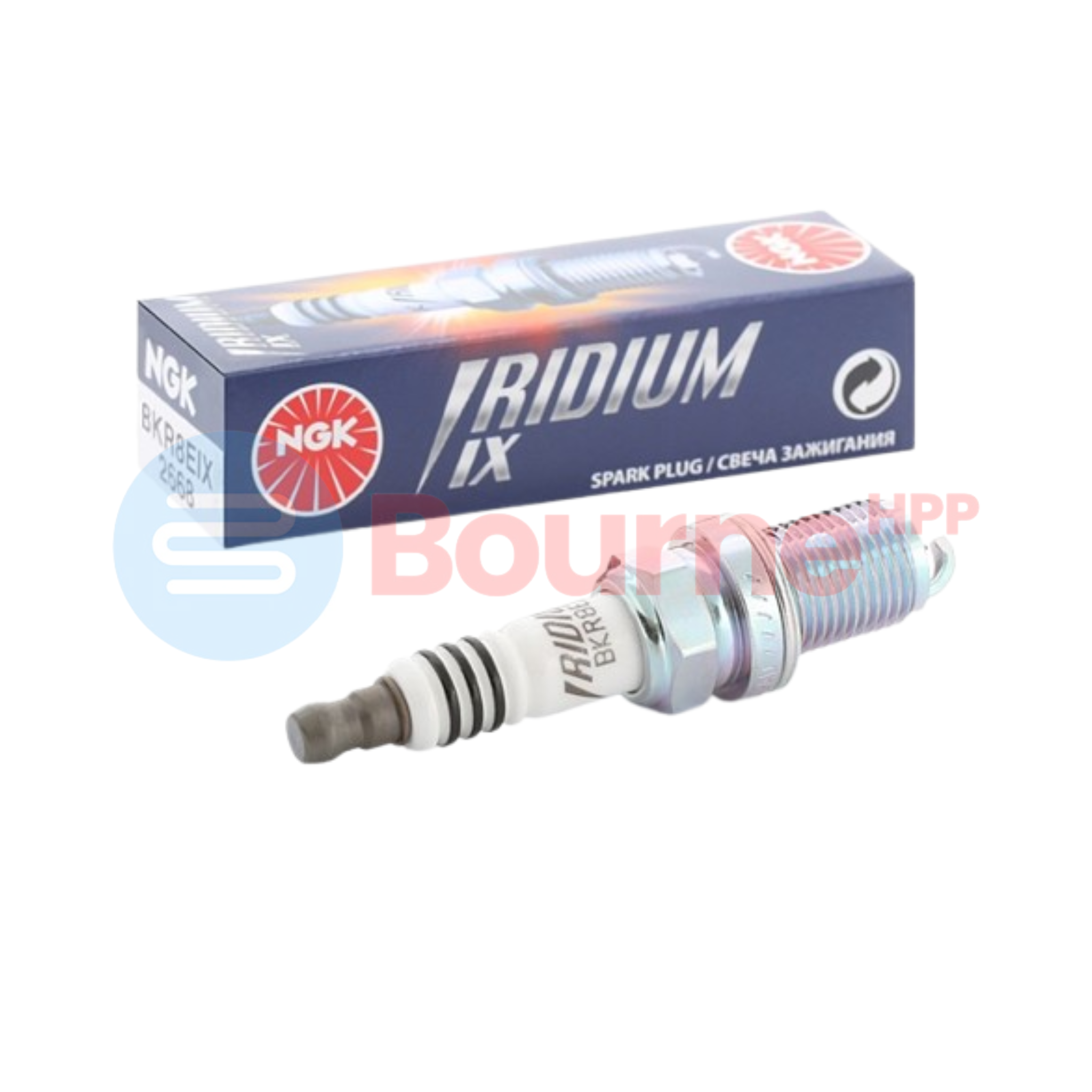 NGK IRIDIUM IX spark plugs heat 8 BKR8EIX product image