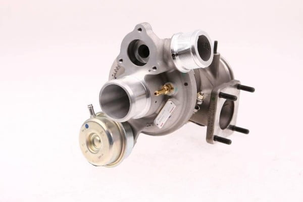 Funk Motorsport Abarth 500 turbo blanket wrapping around the turbocharger, made of heat-resistant material for thermal protection.
