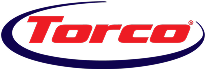 Torco logo with a red and blue design on a white background